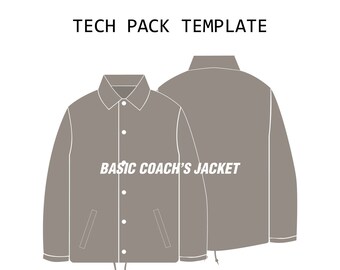 Download Template For Jacket Etsy