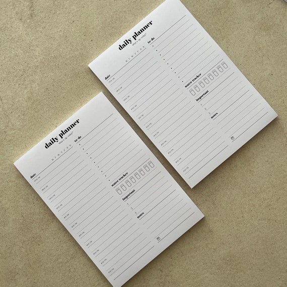 Daily Planner - Neat and Tidy Design