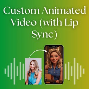 Custom Animated Video, Custom Animation, Personalized Gifts, Video Gift, Wedding, Anniversary, Birthday, Custom Video, Personalized Video