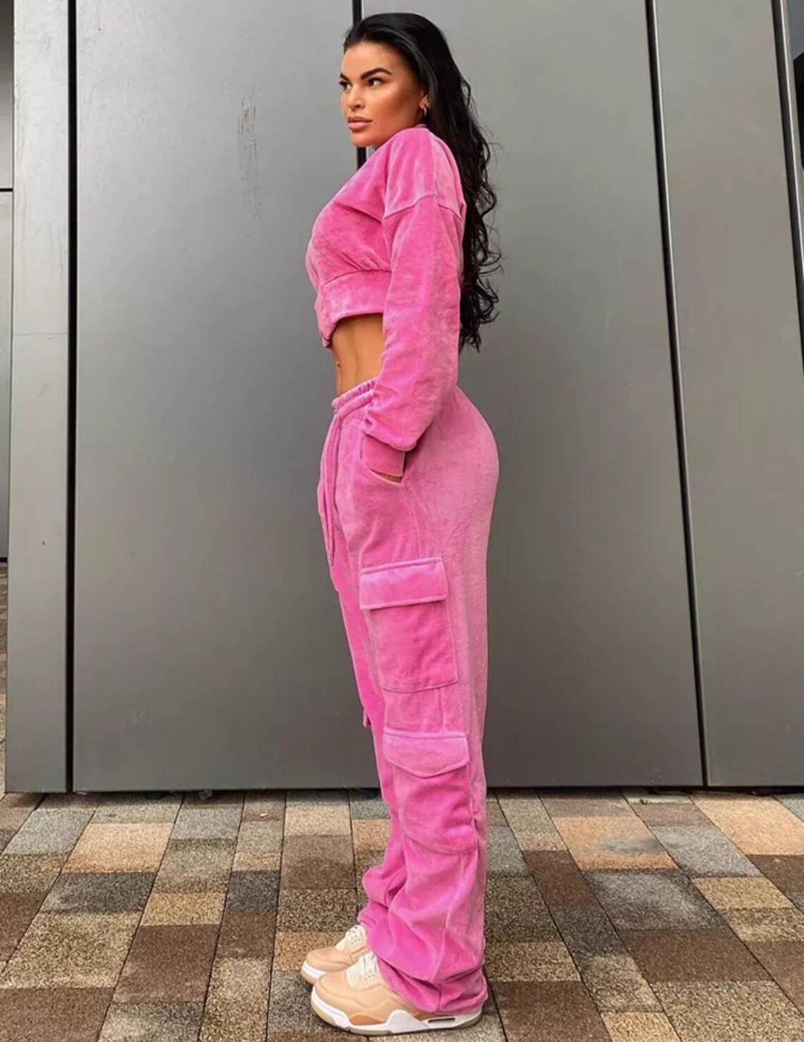 Y2k Tracksuit Velvet Zip up Fall/winter Early 2000s Fashion Etsy