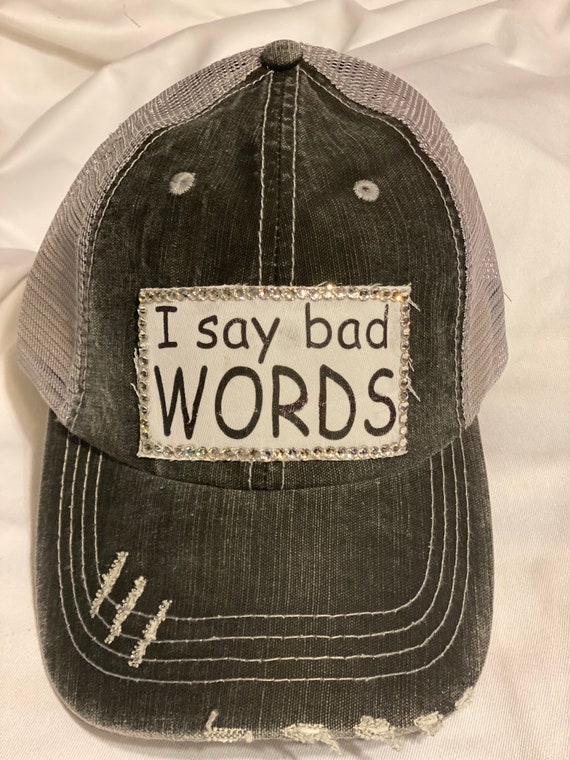 I say bad words hat Etsy
