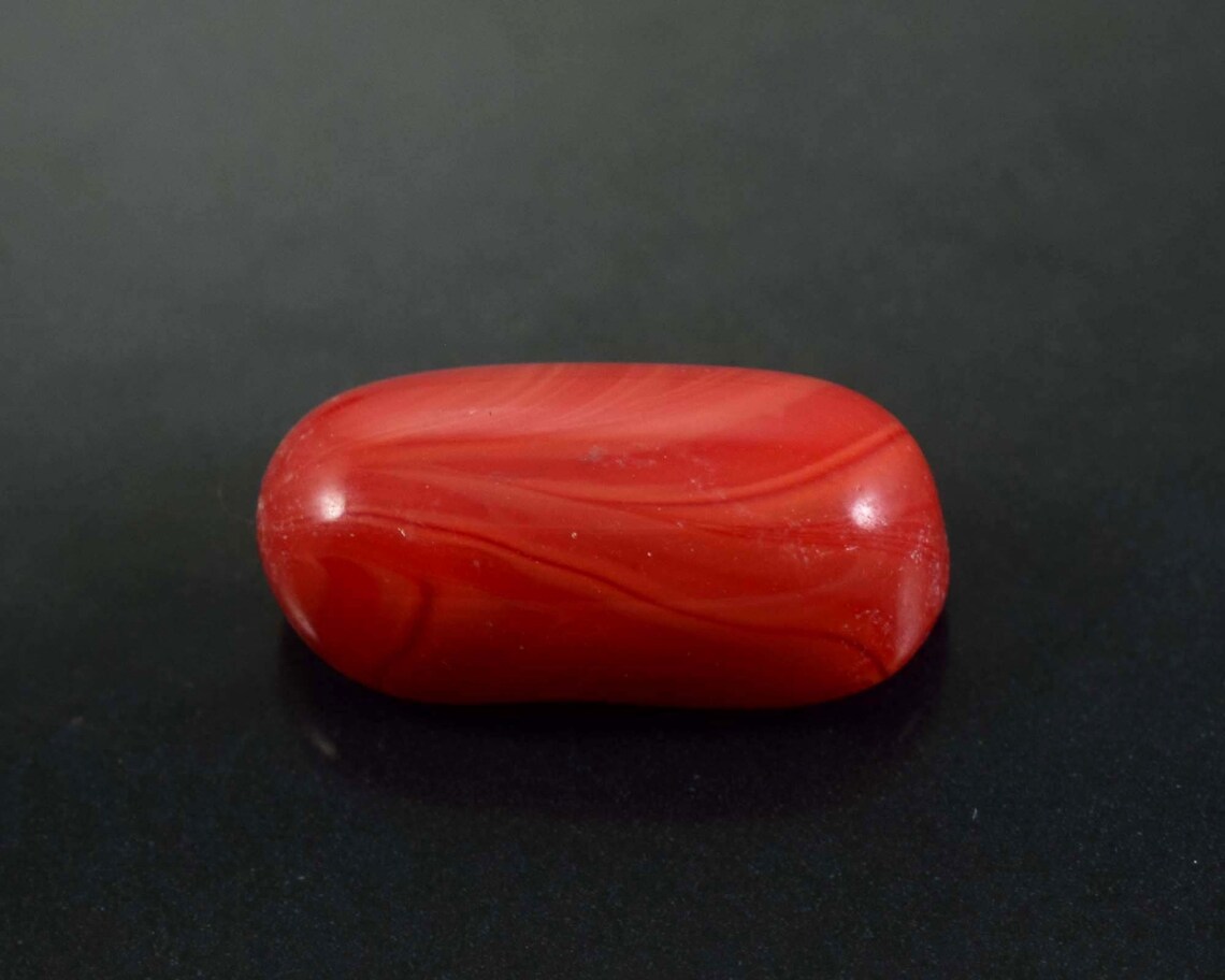 Natural Red Coral Healing Gemstone Moonga Gemstone Certified Etsy