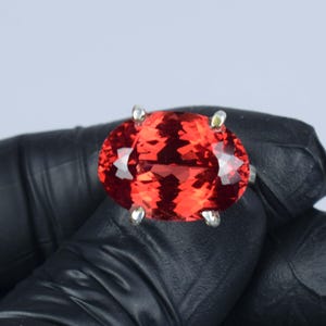 January Birthstone Ring · Garnet Ring · Oval Ring · 925 Sterling Silver · Faceted Red Stone Ring · Garnet Ring For Women Vintage Garnet Ring