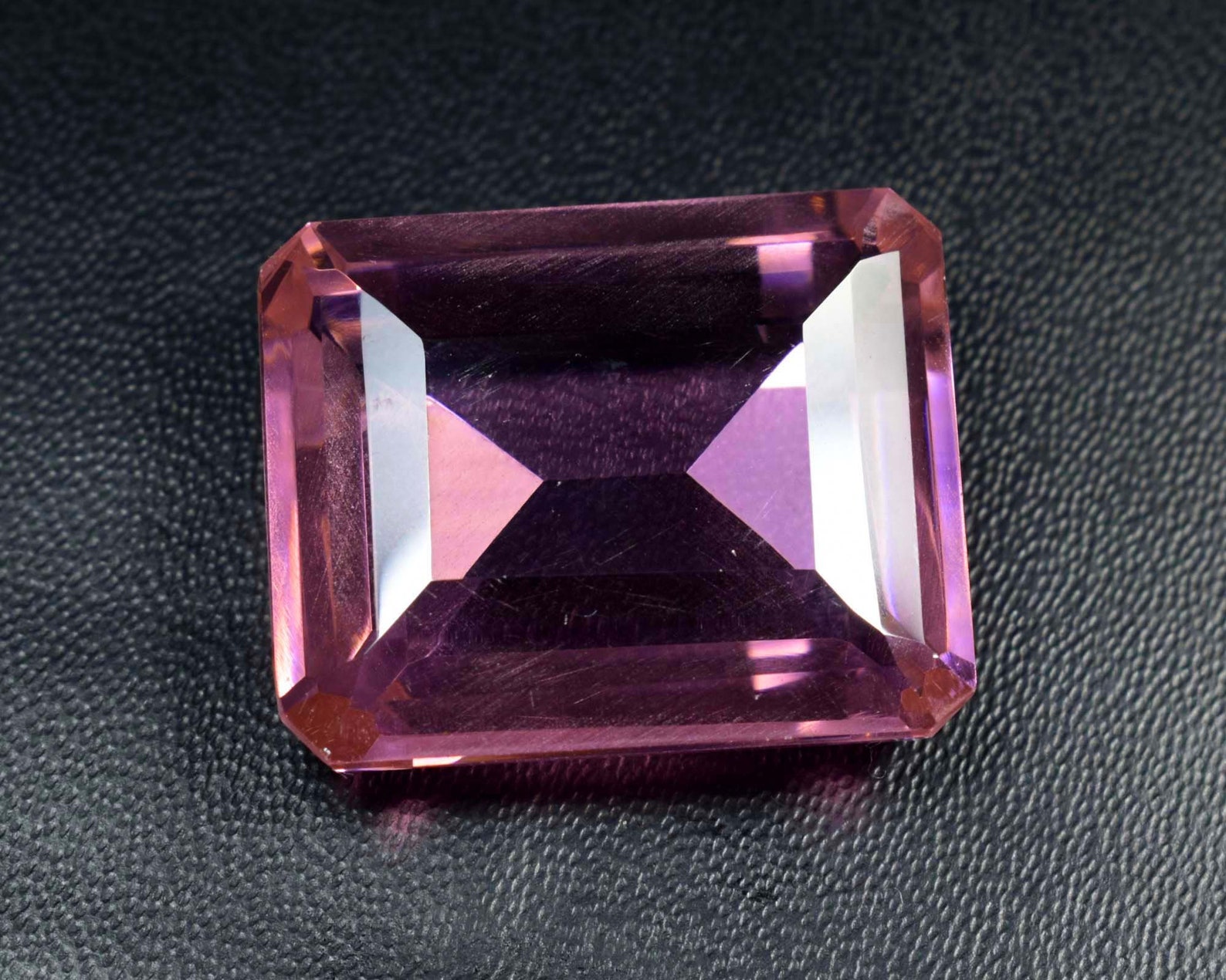 Natural Pink Zircon Octagon Shape Healing Gemstone Best | Etsy