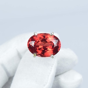 January Birthstone Ring · Garnet Ring · Oval Ring · 925 Sterling Silver · Faceted Red Stone Ring · Garnet Ring For Women Vintage Garnet Ring