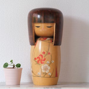 Large  Vintage Creative Kokeshi by Kojo Tanaka | 27 cm