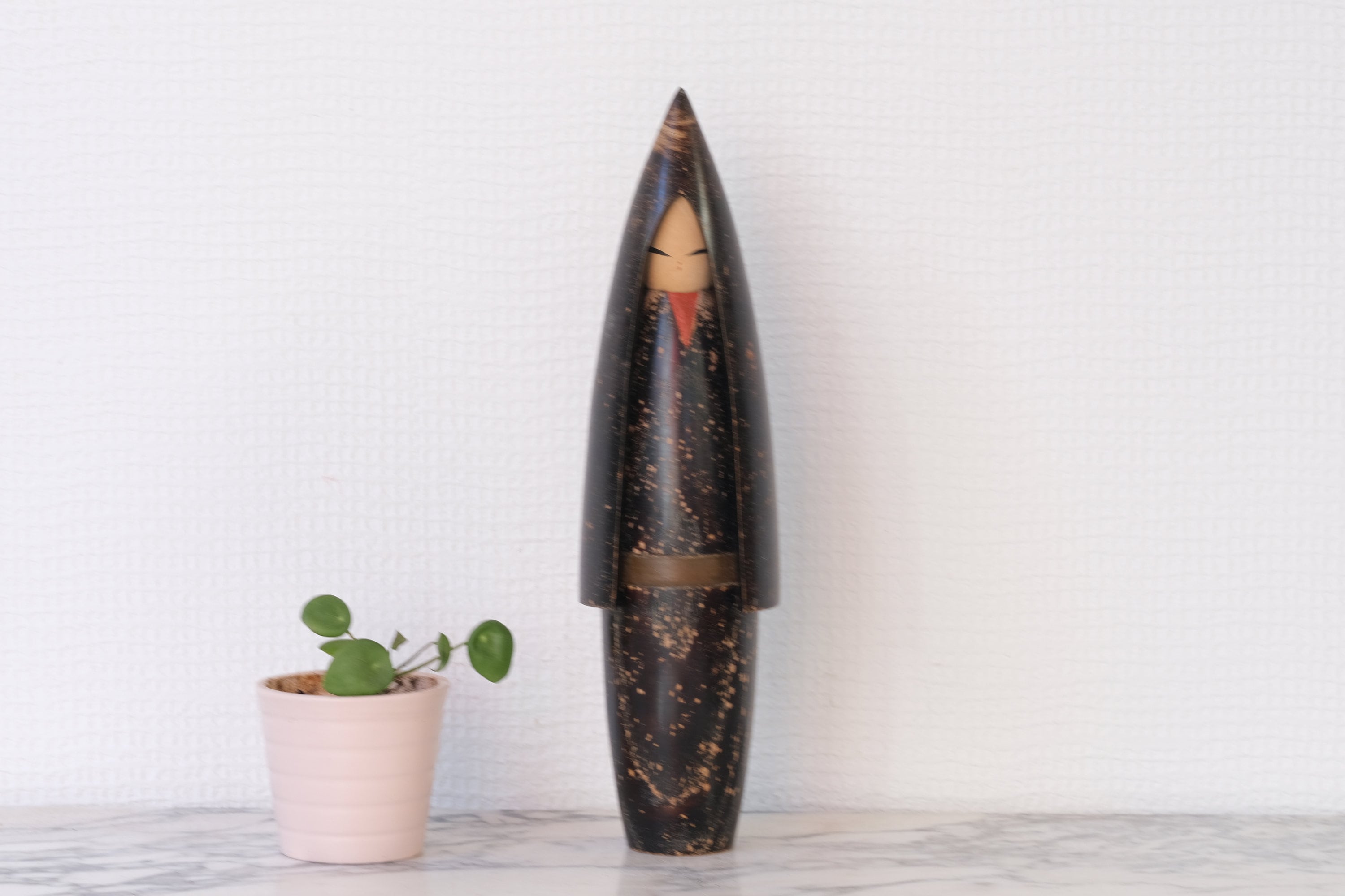 Exklusives Vintage Kreatives Kokeshi By The Shozan Shido (1932 - 1995) | 26,5 cm