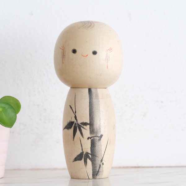 vintage Creative Kokeshi Par Issetsu Kuribayashi (1924-2011) | 12,5 cm