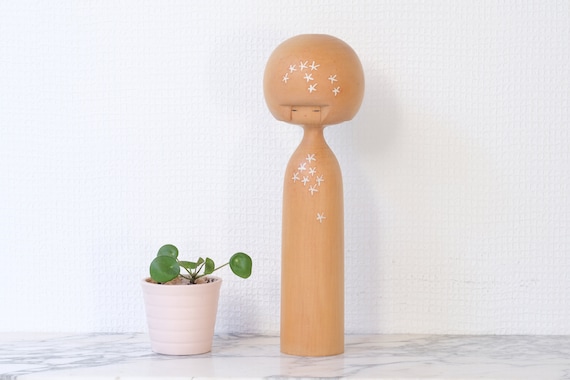 関口三作（1925-2018）作の限定ヴィンテージ創作こけし