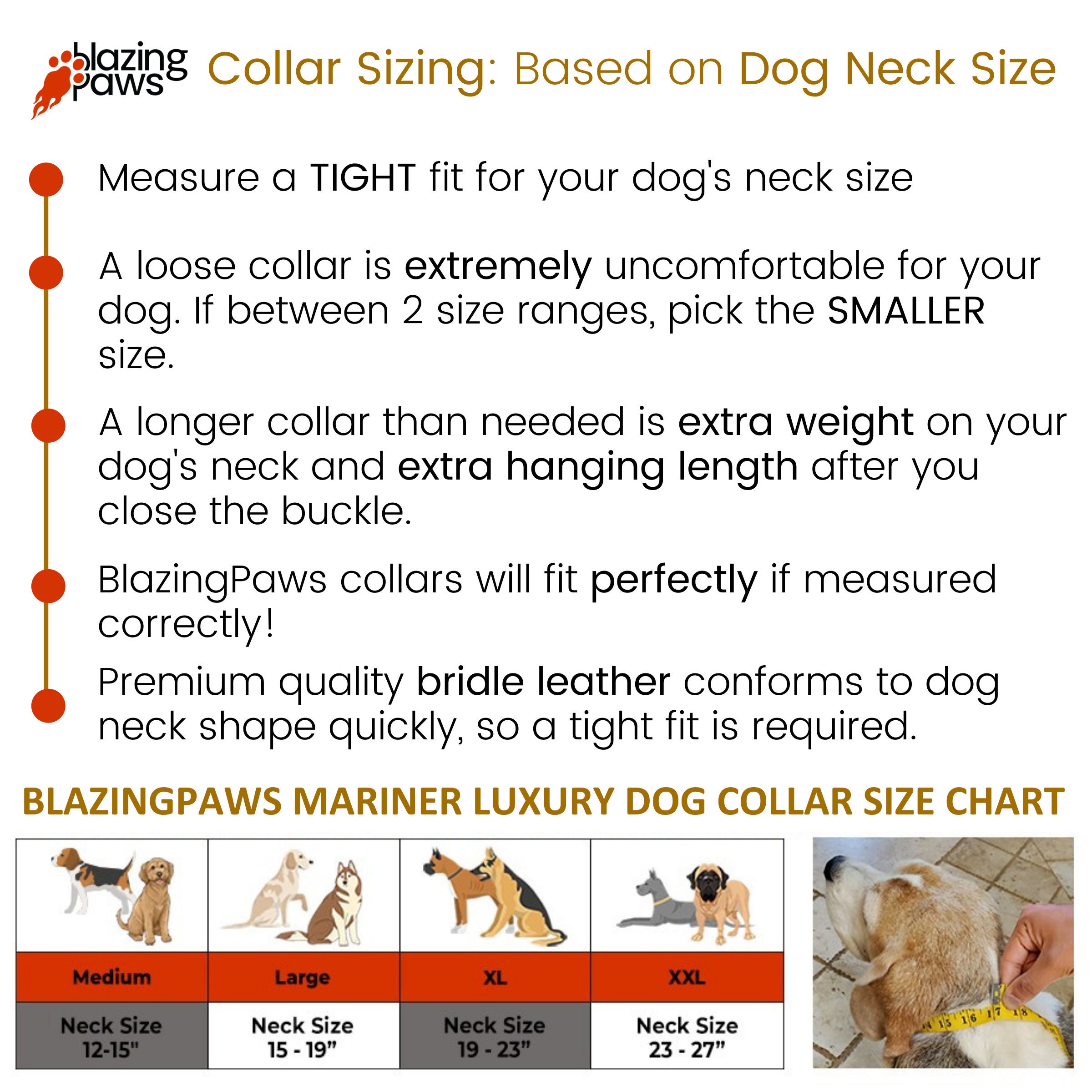 Valgray Dog Collar Sizing Guide For All Dog Sizes , 60 OFF
