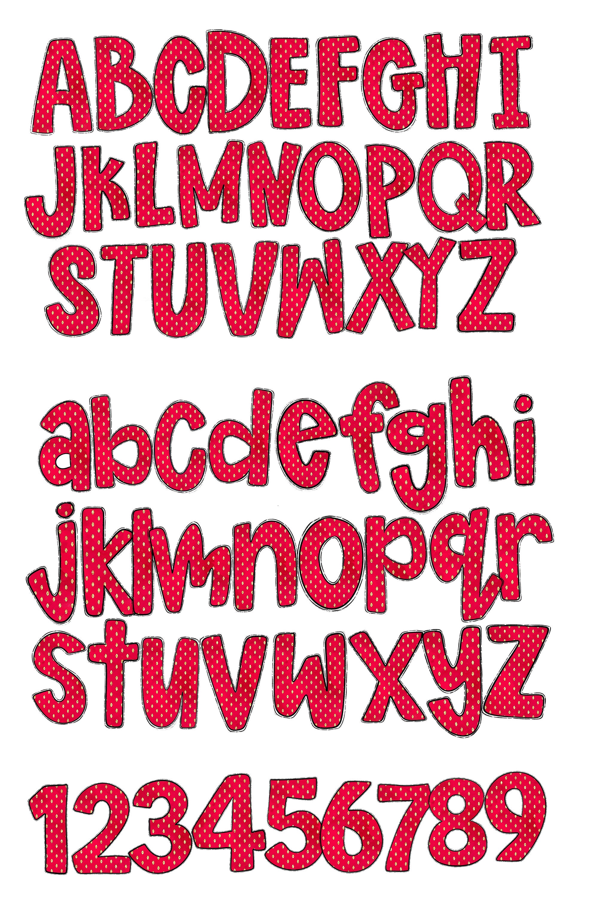 Letter R Strawberry Strawberry Patch Doodle Alphabet Letters Sublimation Clipart PNG ...