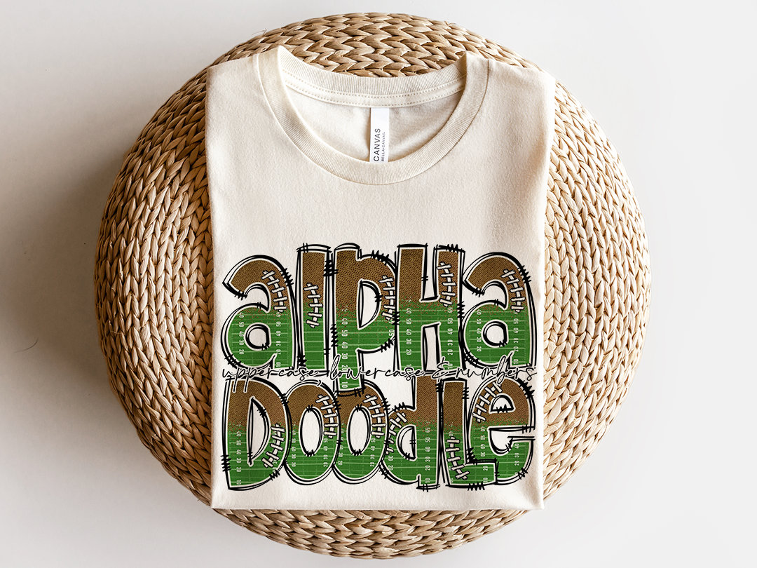 Football Alphabet Letters PNG Bundle Grid Iron Sports Doodle - Etsy ...
