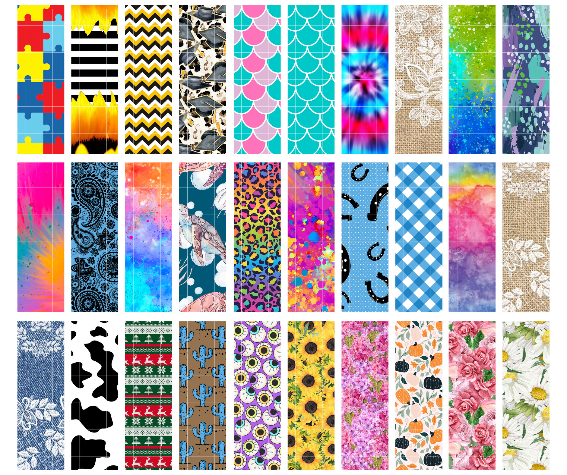 200 PNG Pen Wrap Bundle Pen Wrap Sublimation Designs Pen Etsy