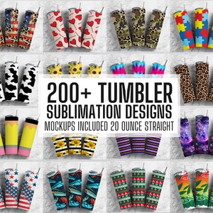 250+ Tumbler Wraps for 20 oz Sublimation Tumbler Bundle for Women, Floral Tumbler Cowhide Leopard Glitter Mothers Day PNG Mega BUNDLE
