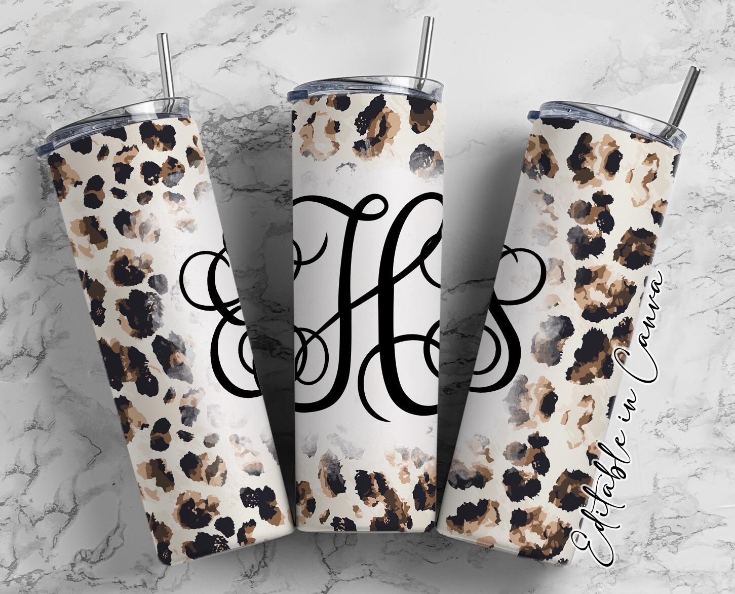 Custom Studded Split Vinyl Monogram Initial 24oz Double Walled Tumbler –  Sayers & Co.