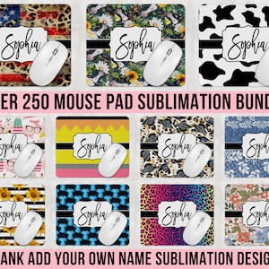 250+ Mouse Pad Sublimation Designs, Computer Personalised Mouse Pad Template, Digital Mouse Pad PNG, Sublimation Mouse Pad PNG