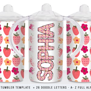 Straight Sippy Girl Design 9