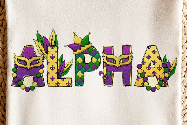 mardi gras doodle art