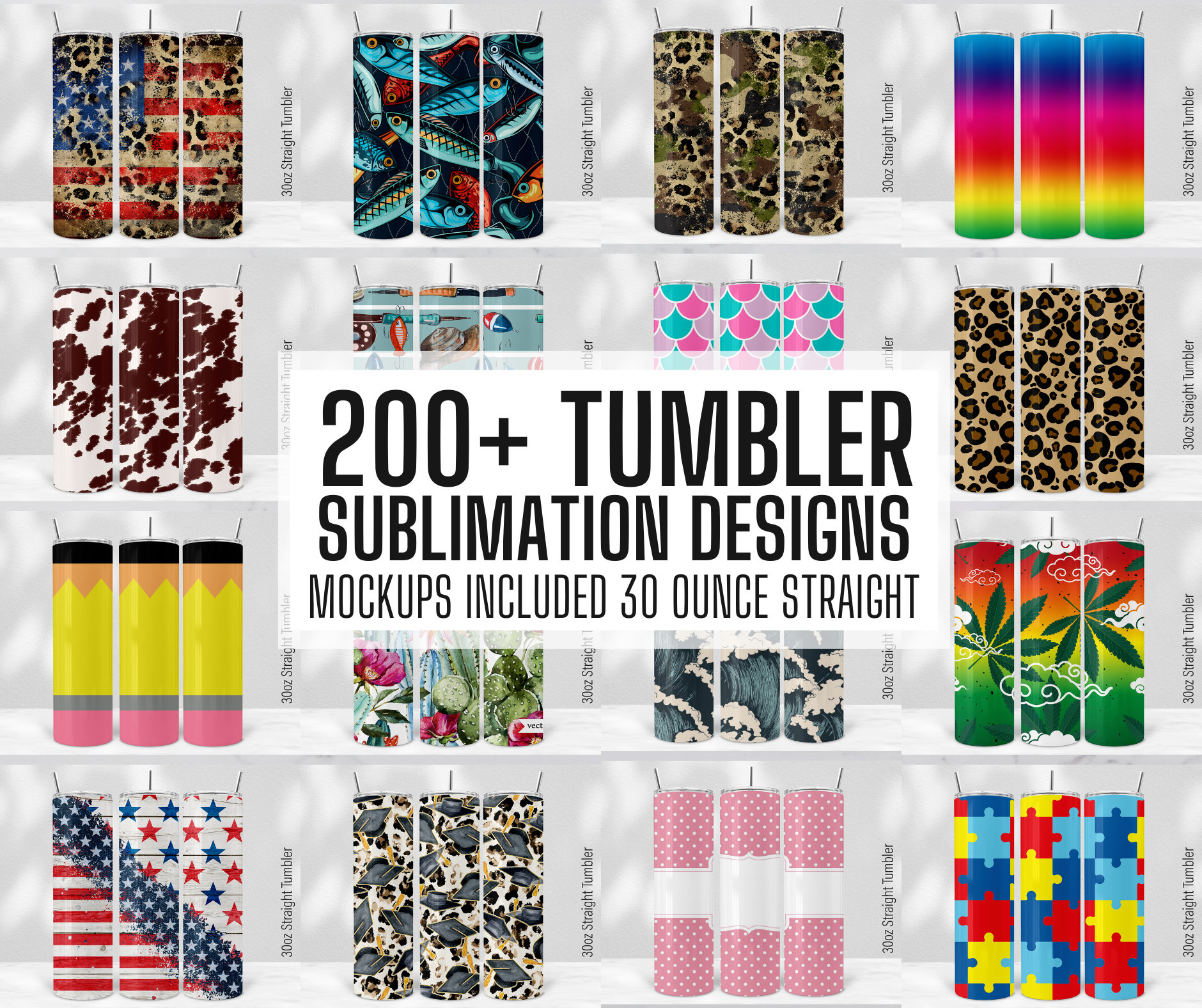 30 Oz Tumbler Sublimation Designs