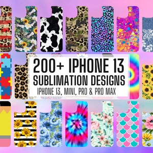 200+ Sublimation Template for iPhone 13, Mini, Pro & Pro Max, Sublimation Phone Case Templates, Aesthetic Sublimate Instant Download, Png
