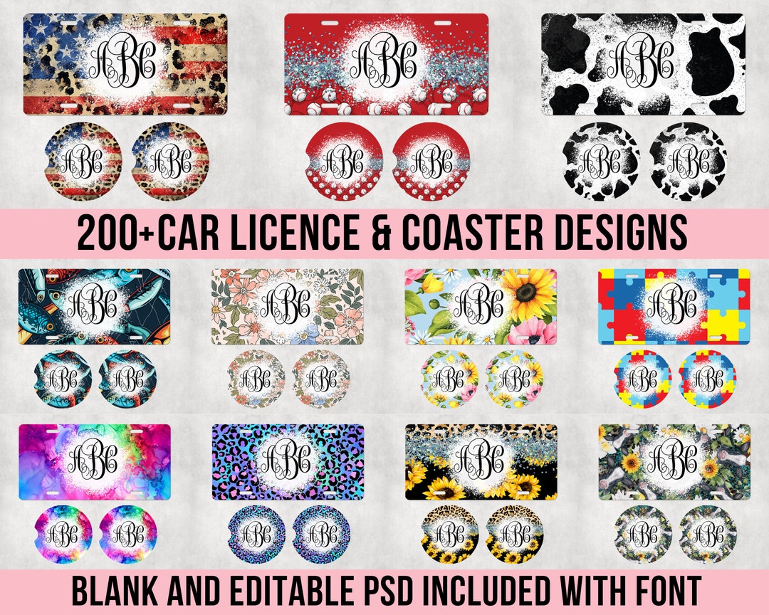 Car Coasters- Blanks for Sublimation – Well Ok Vinyl & Creations