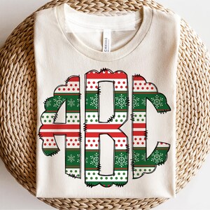 Ugly Christmas Sweater 2 Mega Doodle Letter Bundle, Alphabet Set, Clip ...