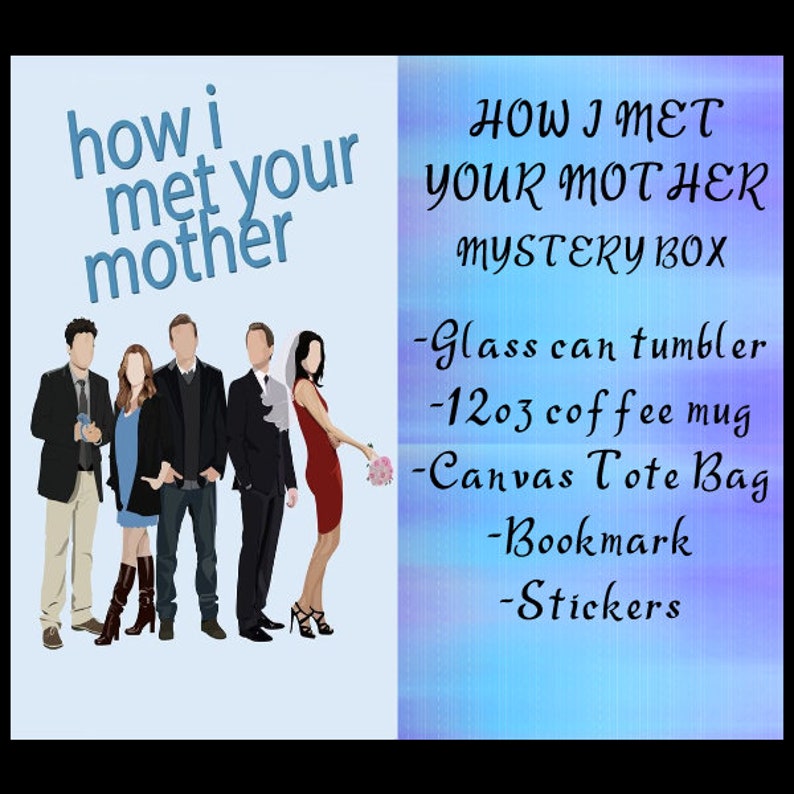 How I Met Your Mother Mystery Box, Read Description, Pictures are Examples, Gift for Her, Gift for Him, Gift for Kids image 1