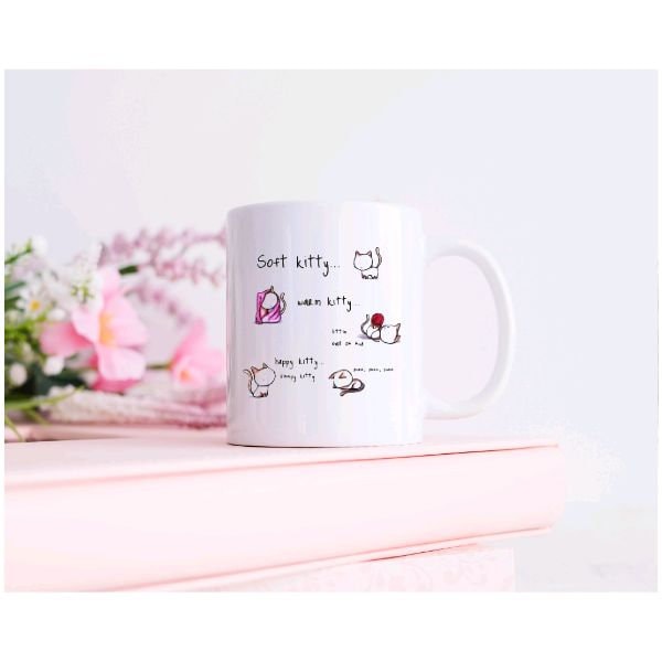 Soft Kitty, Warm Kitty, Happy Kitty, Sleepy Kitty, Big Bang Theory Cute Moment Coffee Mug for Gift