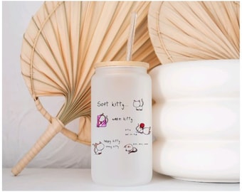 Soft Kitty, Warm Kitty, Happy Kitty, Sleepy Kitty, Big Bang Theory Cute Moment Tumbler for Gift