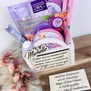 Wellnessgeschenk, Wellnessbox, Wellnesstasche, Geschenk Mädchen, junge Mädchen, Geschenk 18. Geburtstag, Geburtstagsgeschenk, Jugendweihe