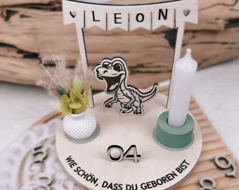 Personalized birthday plate, Happy Birthday, All the best, wooden plate, gift children, candle, birthday child