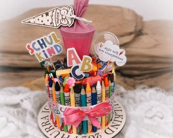 School introduction, school enrolment, gifts for school introduction, school cake, pen cake, school child 2024, personalized gifts