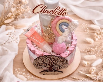 Jugendweihe Geschenk Mädchen 2026, Geldgeschenk Jugendweihe, Geschenkset Mädchen, Wellness Geschenk, personalisierbar, Schokoladentorte