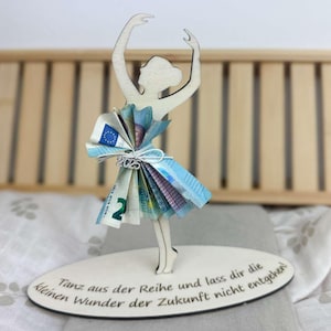Geldgeschenk Jugendweihe, Tanzfigur, Geldgeschenkidee, Geldfalten, Individuelles Geschenk, Geldgeschenkidee, Geburtstag, Personalisierbar