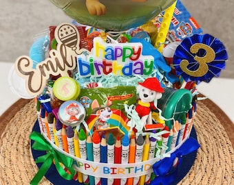 Geburtstagsgeschenk, Kinder,Geburtstagstorte, Stiftetorte Geburstag, Torte zum Geburtstag, Personalisierte Geburtstagsgeschenke, Paw Patrol