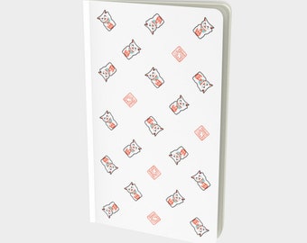 Lucky cat meme notebook/journal - 48 pages - Official Ukiyomemes product