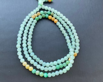 Collana Di Giada Verde Naturale Con Perle Di Giada