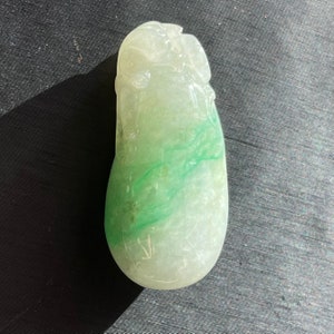 Natural Burmese Jadeite Jade Melon Pendant