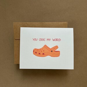 You Croc My World - Carte de voeux