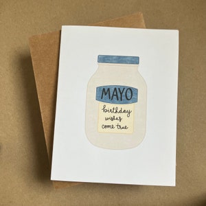 Les voeux d'anniversaire de Mayo deviennent réalité - Carte d'anniversaire