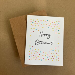Bonne retraite ! - Carte de voeux - Imprimé confettis