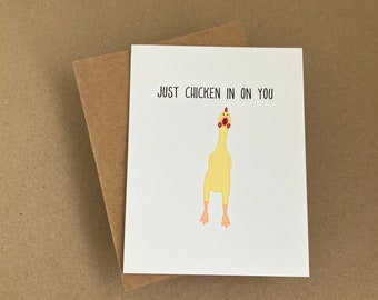 MENTAL HEALTH Just Checking in Card Charity Donation - Etsy