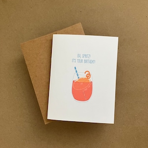 Oh, Spritz ! C'est votre anniversaire ! - Carte d'anniversaire - Aperol Spritz