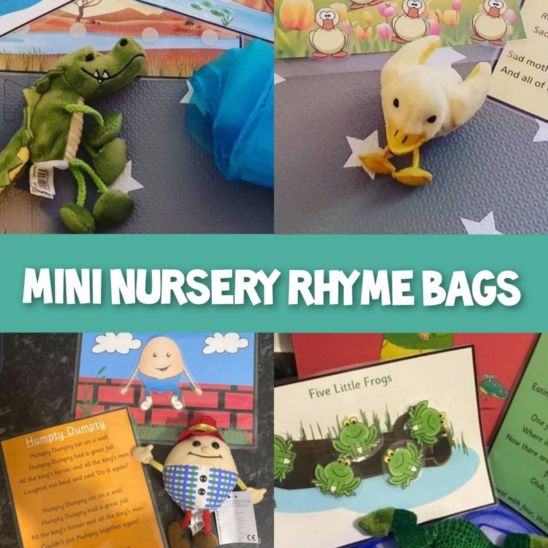 Mini Nursery Rhyme Bag eyfs sensory early years baby gift Etsy