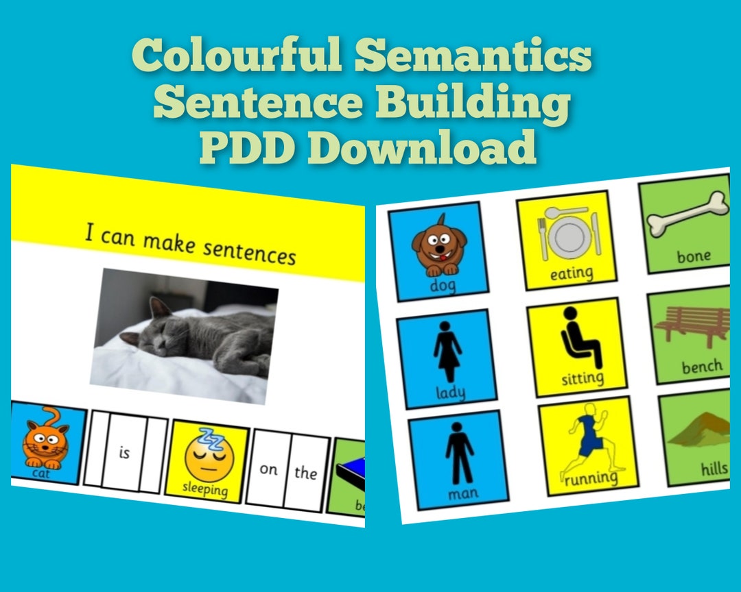 Learning Resource - Colourful Semantics Sentence Structure Early ...