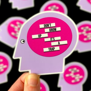 Billy Head Sticker - 90s Game Show - Retro Nostalgia