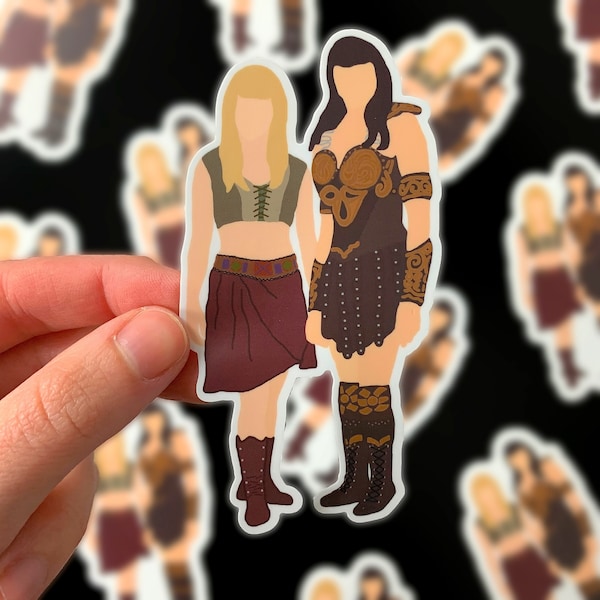 X and G Sticker - Warrior Stickers - Fantasy Vinyl Decal