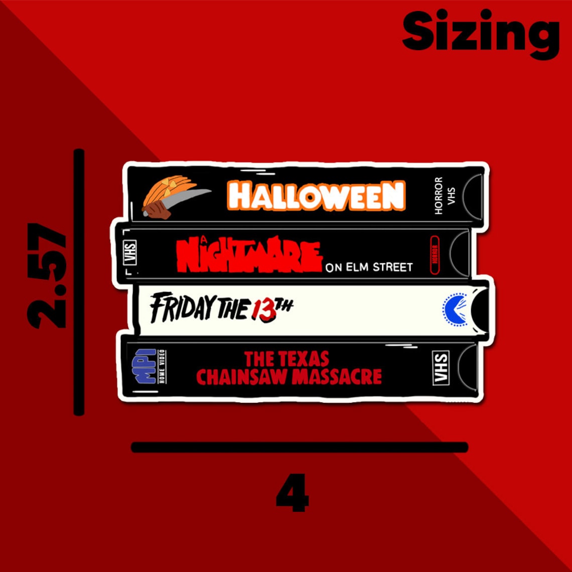 80's Classic Horror Movie VHS Stack Nightmare Etsy Australia