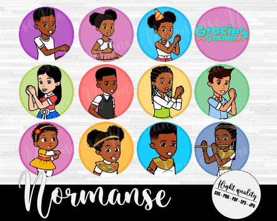 Printable Gracies Corner Birthday Cupcake Toppers - Etsy UK