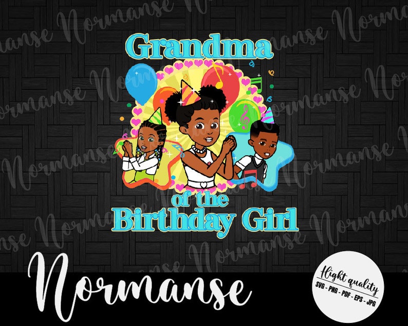 Grandma of Birthday Girl Svg Gracies Corner Birthday Svg Etsy